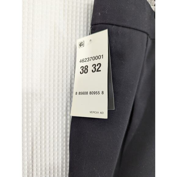 NWT@$85! DOCKERS! SLATE GRAY 100% COTTON  PLEAT FRONT/CUFF CHINO PANTS! SZ 38x32 - Picture 10 of 11